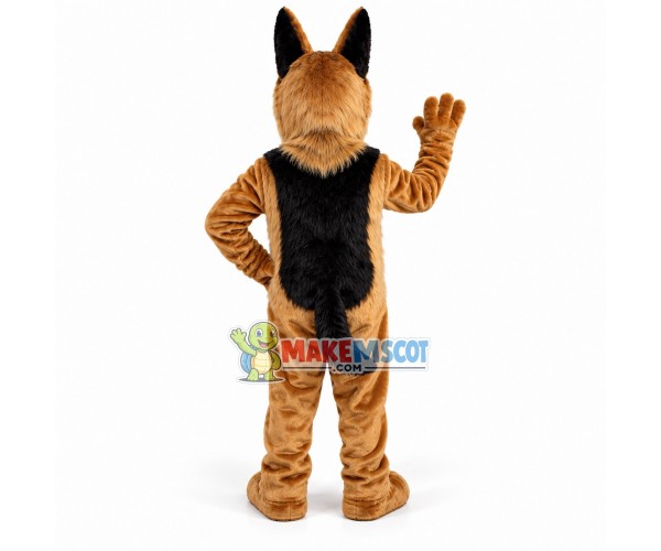 German Shepard Dog Mascot Adult Costume German Shepard Dog Mascot Adult Costume