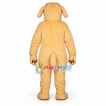 Lovely Golden Labrador Mascot Costume Lovely Golden Labrador Mascot Costume
