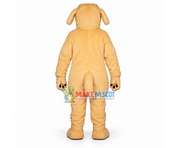 Lovely Golden Labrador Mascot Costume 