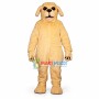 Lovely Golden Labrador Mascot Costume 