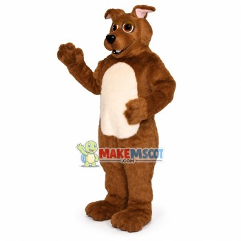 Brown Dog Mascot Costume Brown Dog Mascot Costume
