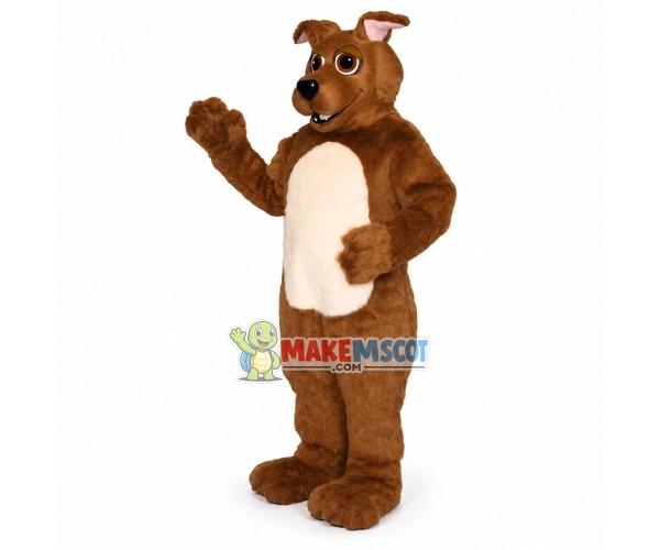 Brown Dog Mascot Costume Brown Dog Mascot Costume