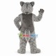 Grey Wolf Dog Long Fur Mascot Costume Grey Wolf Dog Long Fur Mascot Costume
