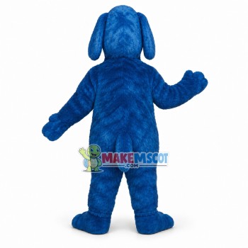 Blue Hound Mascot Costume 