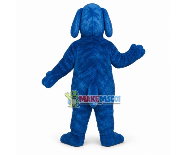 Blue Hound Mascot Costume Blue Hound Mascot Costume