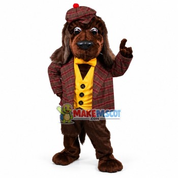Gentleman Hound Mascot Costume 