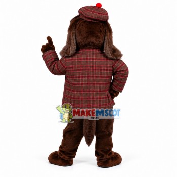 Gentleman Hound Mascot Costume 
