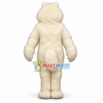 Adorable Sam Samoyed Mascot Costume Adorable Sam Samoyed Mascot Costume