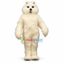 Adorable Sam Samoyed Mascot Costume 