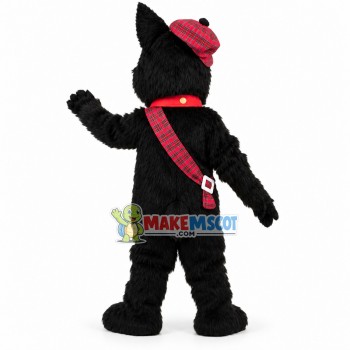 Scottish Terrier Dog Mascot Costume Scottish Terrier Dog Mascot Costume
