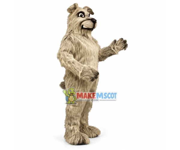 Growling Dog Mascot Costume Growling Dog Mascot Costume