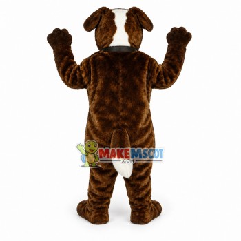 Saint Bernard Puppy With Tambour Mascot Costume Saint Bernard Puppy With Tambour Mascot Costume