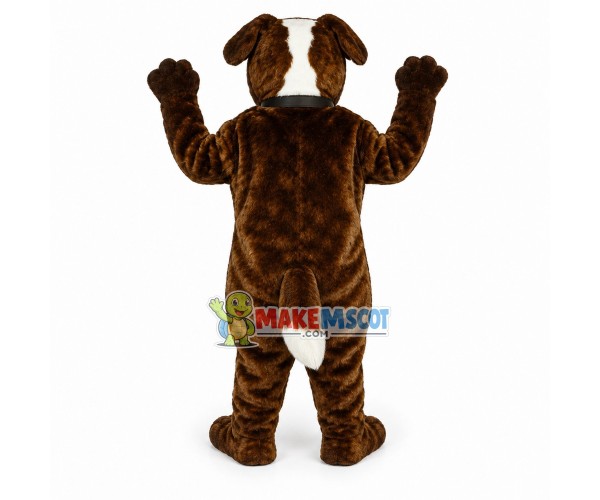 Saint Bernard Puppy With Tambour Mascot Costume Saint Bernard Puppy With Tambour Mascot Costume