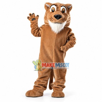 Colby Cougar Mascot Costume Colby Cougar Mascot Costume