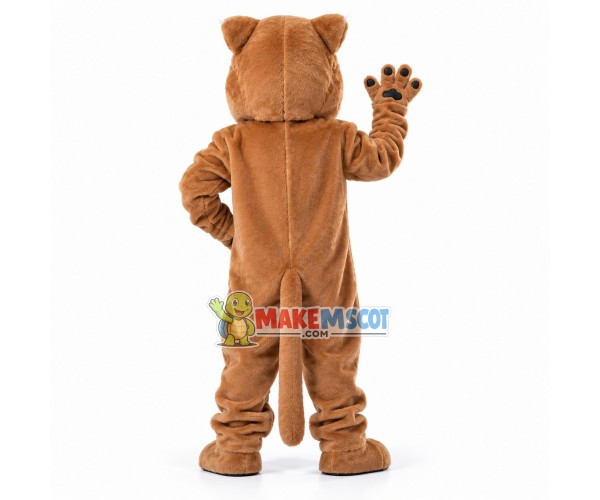 Colby Cougar Mascot Costume Colby Cougar Mascot Costume