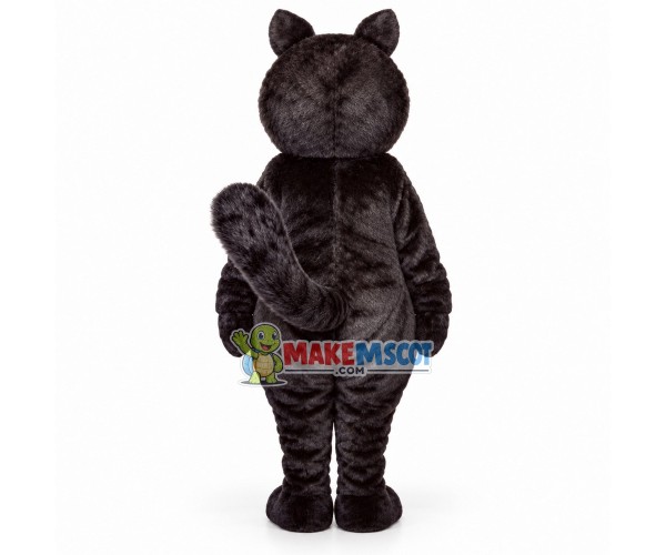 Black Kitten Mascot Costume Black Kitten Mascot Costume