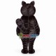 Black Kitten Mascot Costume Black Kitten Mascot Costume