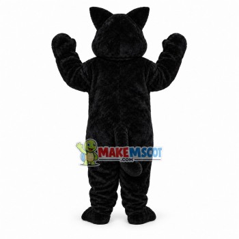 Fat Black Cat Mascot Costume Fat Black Cat Mascot Costume