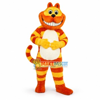 Cheshire Cat Mascot Cartoon Character Costume Cheshire Cat Mascot Cartoon Character Costume