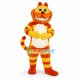 Cheshire Cat Mascot Cartoon Character Costume 