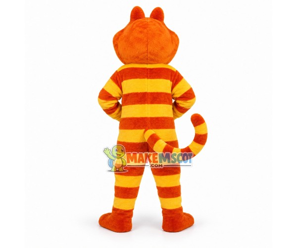 Cheshire Cat Mascot Cartoon Character Costume 
