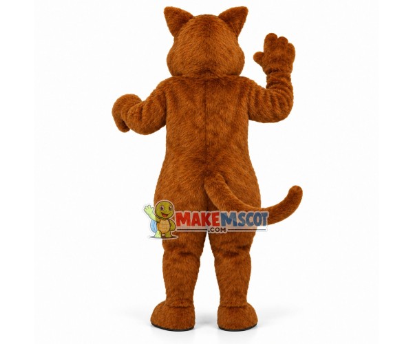 Golden Kitten Mascot Costume Golden Kitten Mascot Costume