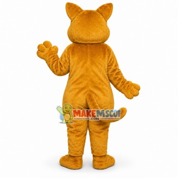 British Golden Kitten Mascot Costume 