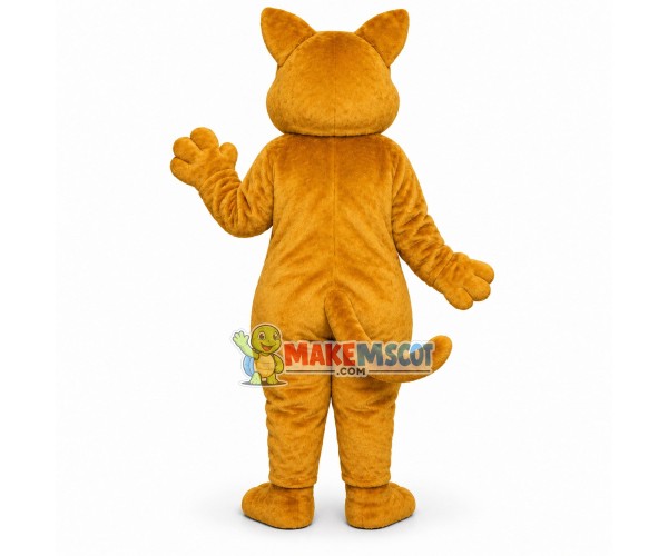 British Golden Kitten Mascot Costume British Golden Kitten Mascot Costume