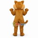 Beautiful Golden Cat Mascot Costume 