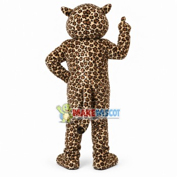 Scary Leopard Mascot Costume Scary Leopard Mascot Costume