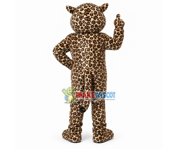 Scary Leopard Mascot Costume Scary Leopard Mascot Costume