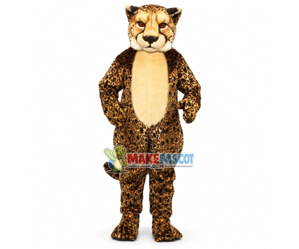 Cheetah Mascot Costume Cheetah Mascot Costume