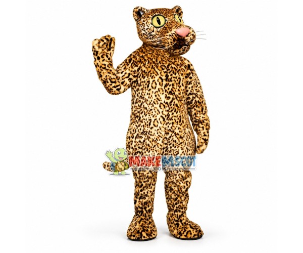 2nd Version Of Leopard Mascot Adult Costume 2nd Version Of Leopard Mascot Adult Costume