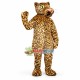 2nd Version Of Leopard Mascot Adult Costume 2nd Version Of Leopard Mascot Adult Costume