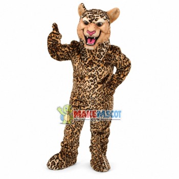 Howling Leopard Mascot Adult Costume Howling Leopard Mascot Adult Costume