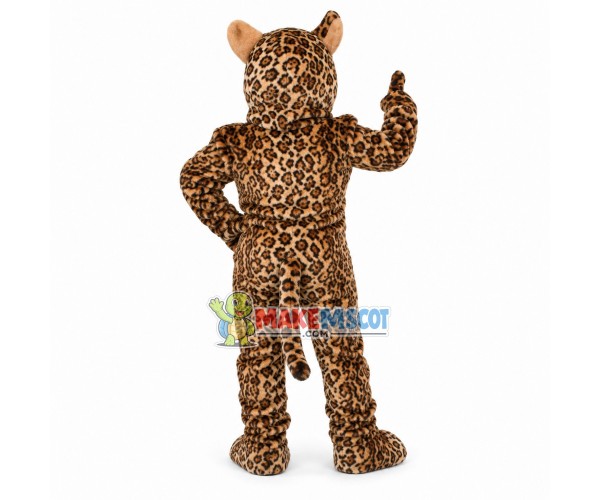Howling Leopard Mascot Adult Costume Howling Leopard Mascot Adult Costume