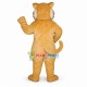 Young Beige Lion Mascot Costume 