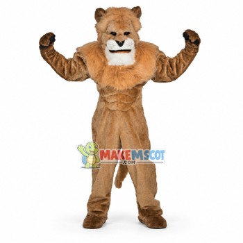 Power Lion Mascot Costume 
