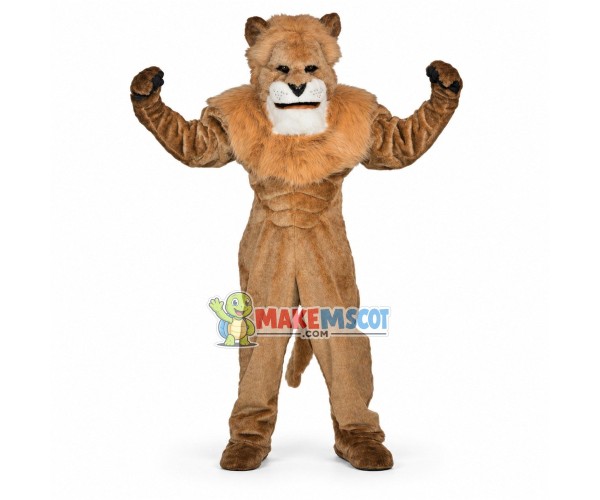 Power Lion Mascot Costume Power Lion Mascot Costume