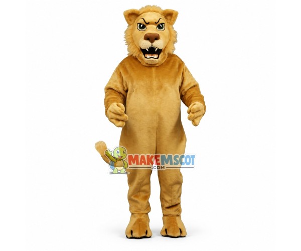 Fierce Young Lion Mascot Costume Fierce Young Lion Mascot Costume