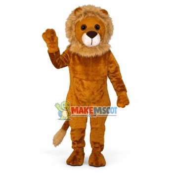 Linus Lion Mascot Costume Linus Lion Mascot Costume