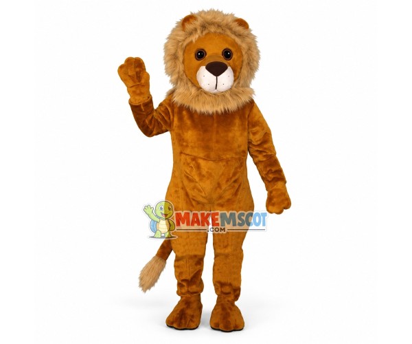 Linus Lion Mascot Costume Linus Lion Mascot Costume
