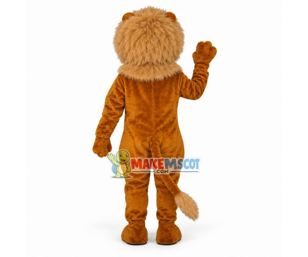 Linus Lion Mascot Costume Linus Lion Mascot Costume