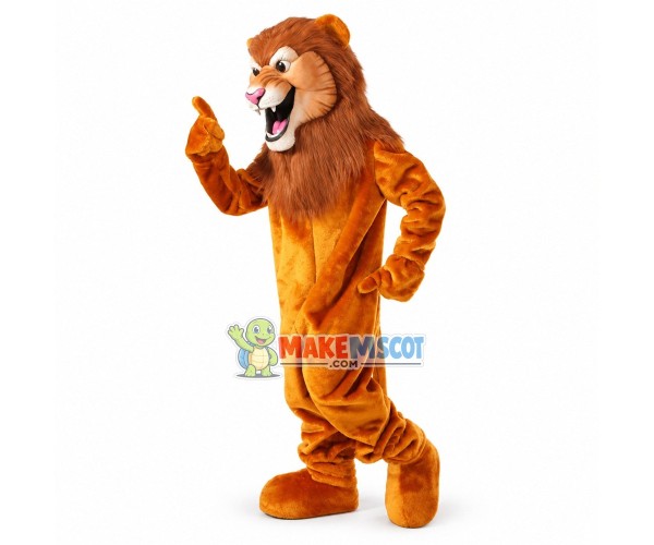 Roaring Lion Mascot Adult Costume Roaring Lion Mascot Adult Costume
