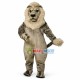 Grey Lion King Mascot Costume Grey Lion King Mascot Costume