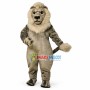 Grey Lion King Mascot Costume 