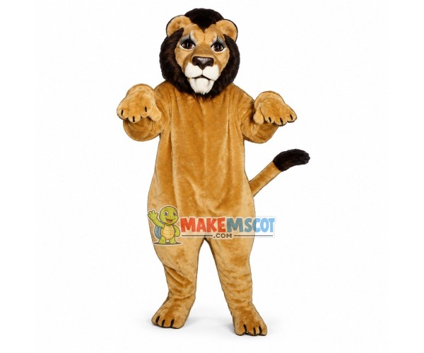 Asiatic Lion Mascot Costume Asiatic Lion Mascot Costume