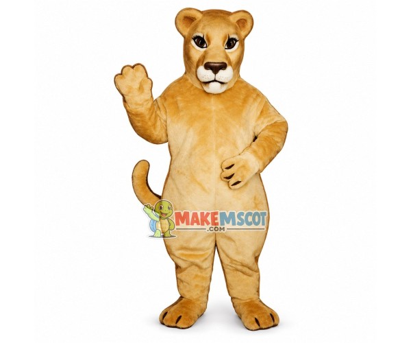 Adult Lioness Mascot Costume Adult Lioness Mascot Costume