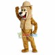 Explorer Lion Mascot Costume Explorer Lion Mascot Costume