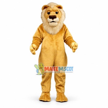 Yellow Lion Mascot Costume Yellow Lion Mascot Costume